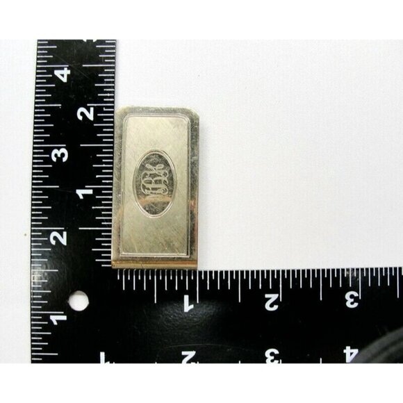 "MBH" Engraved Money Clip Stainless Steel Credit Card Cash ID Holder Silver - Picture 5 of 12